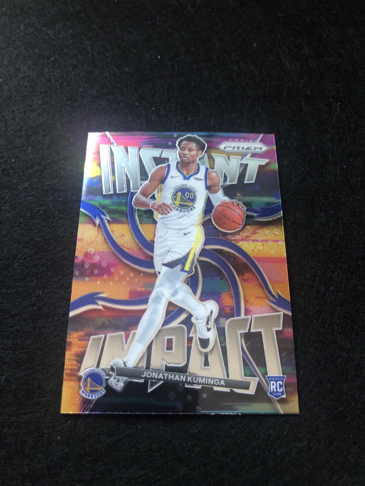 Jonathan Kuminga 2021-22 Panini Prizm Instant Impact Rookie #7 - Warriors RC