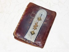 Ledermappe mit aufgesetzter Ober Arzt Schulterklappe! Deutsch 2 WK !