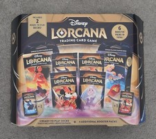 Disney Lorcana: First Chapter Target Bundle Gift Box - 6 Boosters Total