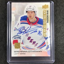 2024-25 Premier Hockey BRENNAN OTHMANN Base Rookies Autograph Gold 24/35