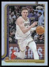 2025-26 Topps Chrome #130 Dalton Knecht Refractor