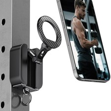 3-in-1 Magnetic Phone Holder for Gym, 20x N52 Strong Magnets Attach to Meta...
