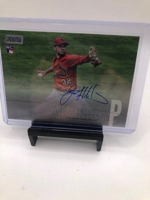 2018 STADIUM CLUB AUTOGRAPHS JACK FLAHERTY RC AUTO ST. LOUIS CARDINALS #SCA-JF