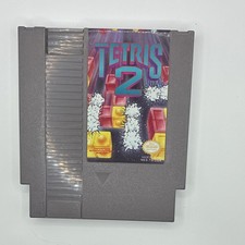 Tetris 2 Nintendo NES Video Game, Cleaned Tested