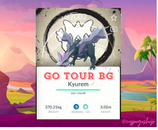Shiny Kyurem Pokemon GO Fest Background w/ Glaciate