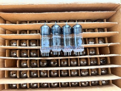 50PCS 6N6P / ECC99 / E182CC  DOUBLE TRIOD NEVZ TUBES! GOLD GRID!  NOS! RARE!