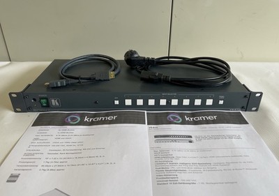 Kramer VS-81H (8-Fach HDMI Switch, 8x1 HDMI, 1080p, HDCP, 3D, EDID, Netzwerk)