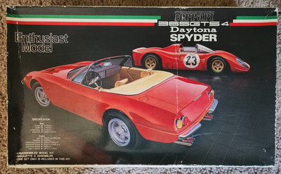 1/24 FUJIMI FERRARI 365GTS/4 DAYTONA SPYDER  MODEL CAR KIT - NOS - Nice!!