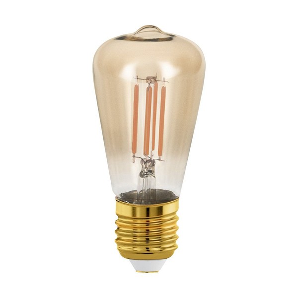 Eglo Led Filament ST48 Edison 4W = 28W E27 Gold 300Lm Extra Warmweiß Dimmbar-image