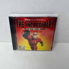 Disney Pixar s The Incredibles PC-CD Rom Print Studio Game for Windows 98/Me/XP
