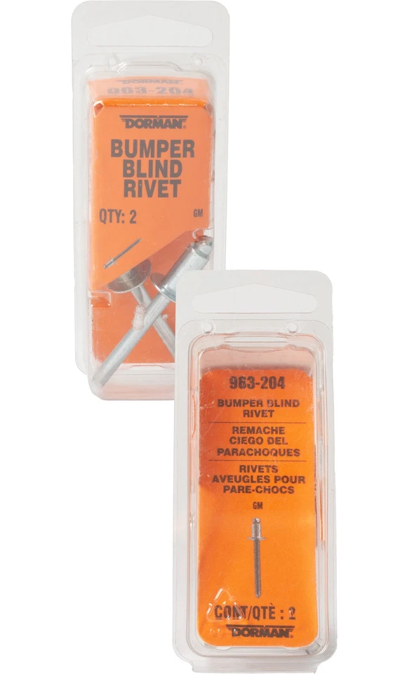Dorman Bumper Blind Rivet Fits Select 02-15 Cadillac Chevrolet GMC Model 963-204 Foto 4 de 4