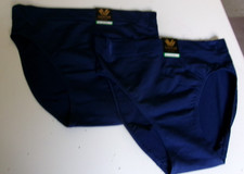 2 Wacoal High cut Brief underwear Size L Style 834175 Blue 497