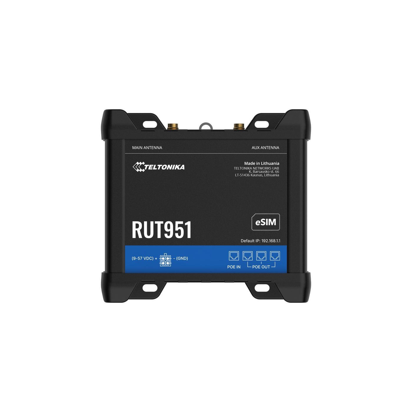 Teltonika Networks RUT951B10K00 RUT951 EU WiFi/4G LTE  POE+