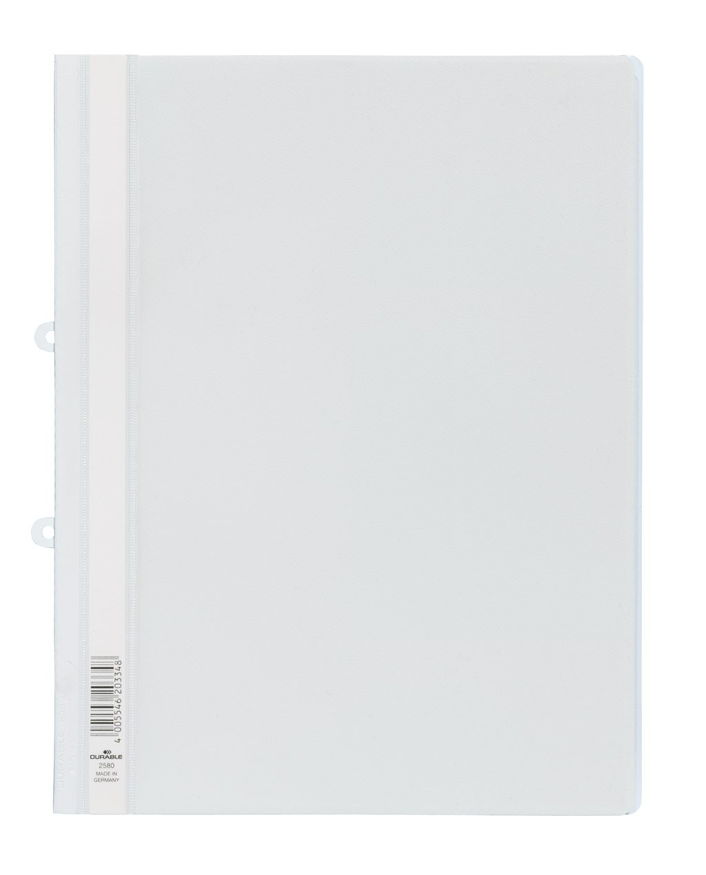 Durable Clear View A4 Document Folder White   Transparent Front Cover   Pack of