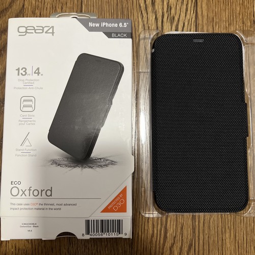 BRAND NEW! Gear4 Eco Oxford Folio D3O for iPhone 11 Pro Max 6.5" Wallet Case New - Picture 1 of 4