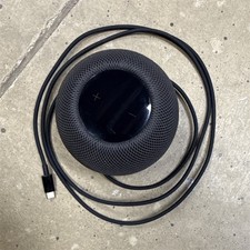 Apple HomePod mini Smart Speaker, Black Fabri...