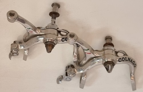 Bike BRAKES Campagnolo pantographed COLNAGO vintage EROICA - Imagen 5 de 7