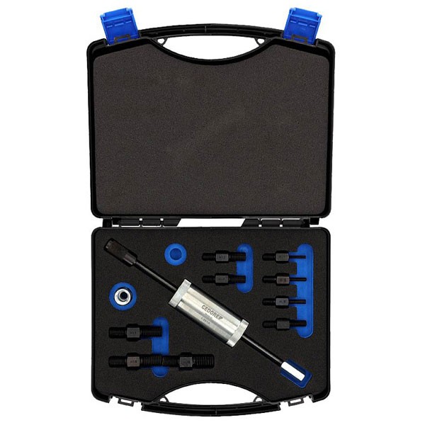 Gedore Thread adapter Set With slide Hammer 700 g, 11 pieces