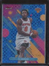 2025-26 Topps Finest OG ANUNOBY #27 Blue X-Fractor Refractor /99 Knicks JA132