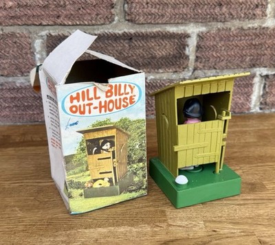 Vintage Spencer The Out House Mechanical Novelty Toy Vintage 1950s Boxed