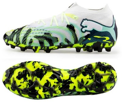 PUMA Men Future 9 Ultimate Crea MG Cleats Yellow Soccer Football