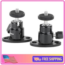 CAMVATE 1/4-20 Mini Ball Head Ceiling Mount for CCTV and Video 2 Pack