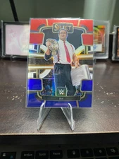 2024 Panini Select WWE - Concourse IRS #91 Red & Blue Prizm Refractor