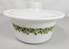 VTG Pyrex/Corning Spring Blossom/Crazy Daisy Butter Round Dish With Lid