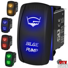 On/Off Marine Rocker Switch "Bilge Pump " Bass Fishing Wakeboard Ski Boat