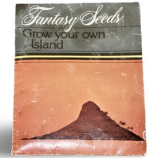 FANTASY SEEDS قديم للمقتنيات 1982 Grow Your Own Island - Novelty هدية