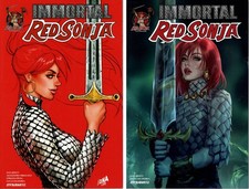 Immortal Red Sonja Lot 2 Dynamite Abnett Arthurian Merlin Story