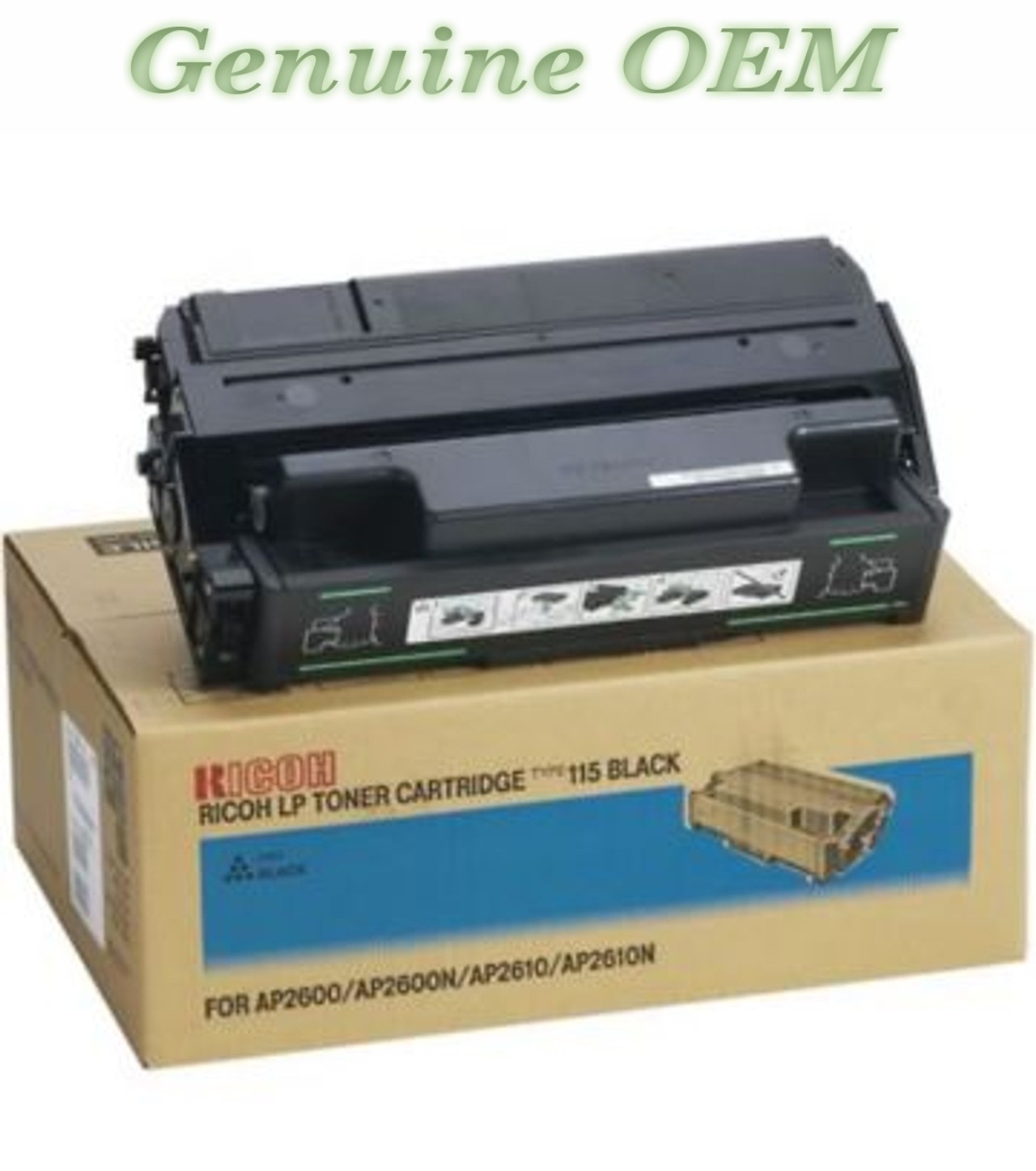 400759 Original OEM Ricoh Toner, Black Genuine Sealed | eBay