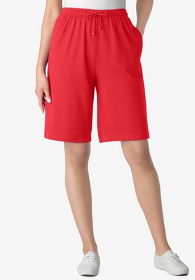 Woman Within Plus Size Sport Knit Short