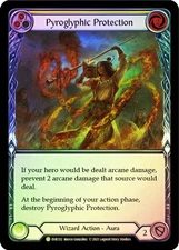 FAB  RAINBOW FOIL  Pyroglyphic Protection (Yellow)  - Everfest (1st Edition)