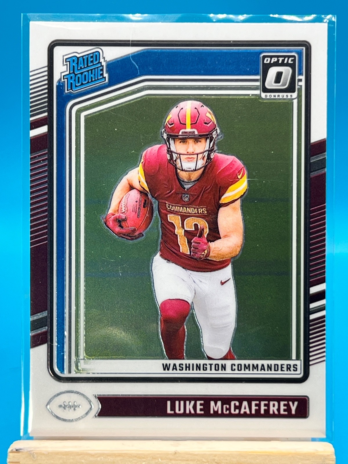 2024 Panini Donruss Optic - Rated Rookie Luke McCaffrey #268 (RC)