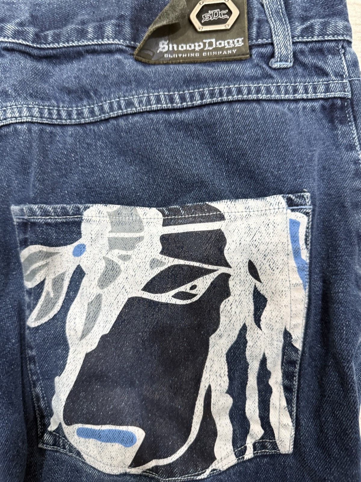 Vtg Y2K Snoop Dogg Clothing Co Baggy Jeans Sz 40 x 32 image 5