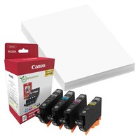 Canon CLI-526 C/M/Y/Bk Schwarz, Cyan, Magenta, Gelb Druckerpatronen +...