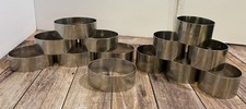 13 lot Ateco 3.5 Stainless Steel Small Oval/R...