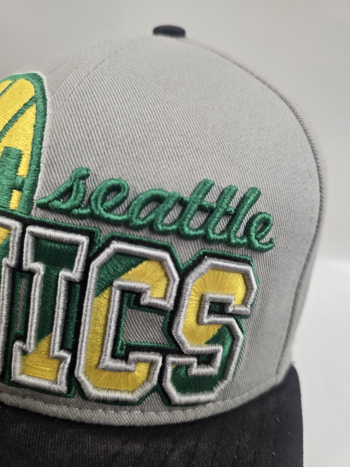 Seattle Mariners Super Sonics Crossover Snapback … - image 5