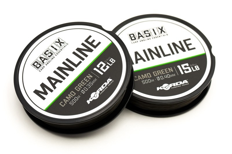 Korda Basix Main Line 15lb/0.40mm 1000m