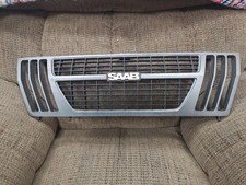 Used Saab 900 Early Flatnose Grill 1981 To 1982 Mounting Tabs Intact