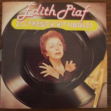 EDITH PIAF: 20 French Hit Singles 2009 CD release of 1979 compilation EMI 166217