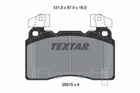 Bremsbelagsatz FÜR Opel Insignia B Grand Sport (Z18) - Textar 2591503