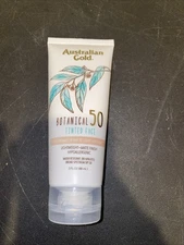 Australian Gold Botanical Tinted Face Sunscreen Lotion SPF 50 - 3oz