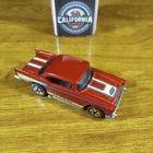 Hot Wheels The Hot Ones Chase Redline '57 Chevy Metallic Dark Red Thailand 2011
