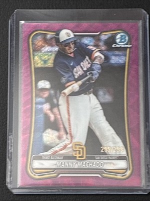 2026 Bowman Chrome Manny Machado Magenta Wave Refractor 299 /299 - #90 - Padres