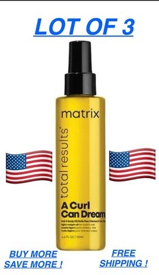 Matrix Total Results A Curl Can Dream Light Weight Oil 4.4 oz (Lot of 3)