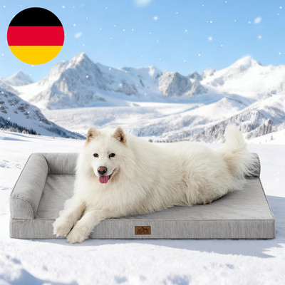 COZY KISS Kühlendes Hundebett Mittelgroße Hunde, Q-MAX>0.4 Orthopädisches Hundek