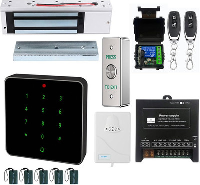 Electric Magnetic Lock Kit 1200Lb Electromagnetic Lock Waterproof RFID Keypad wi
