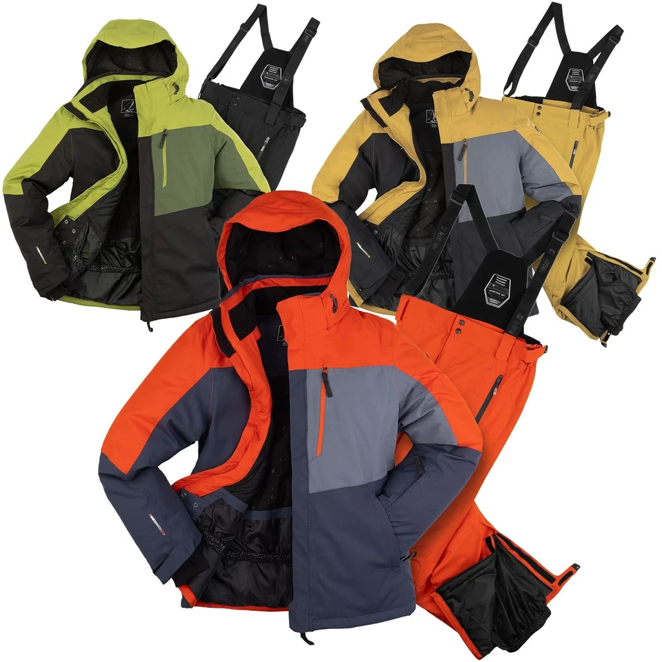 Killtec Herren Skianzug Größe S-4XL Winteranzug Skijacke + Skihose wasserdicht